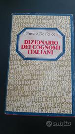 Dizionario dei cognomi Italiani -1978 E. De Felice