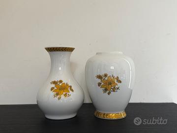 Coppia vasi vintage in porcellana Rosenthal