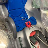 seggiolino per bambini da bici con casco