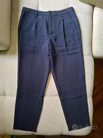 Pantaloni Regular Navy Eleganti Nuovi