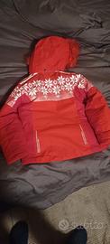 Giacca da Sci CMP rosso fragola e pantaloni 116