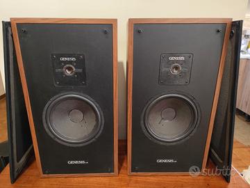 GENESIS G110 CASSE AUDIO SPEAKERS VINTAGE 100 WATT