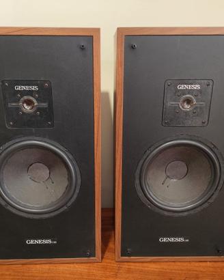 GENESIS G110 CASSE AUDIO SPEAKERS VINTAGE 100 WATT