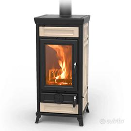 STUFA A LEGNA VITTORIA BEIGE -THERMOROSSI