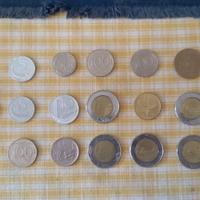 Set monete italiane vari anni, lira Italia,

