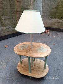 Lampada–tavolino “Verde salvia”