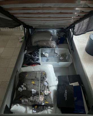 Letto singolo contenitore