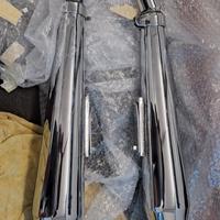 Silenziatori Peashooter Triumph Thruxton Custom