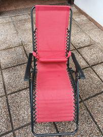 Sedia sdraio interno esterno giardino