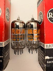 RCA 6922 / E88CC - coppia matched NOS made in USA