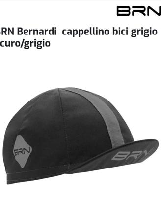 Cappellino BRN per ciclismo grigio  NUOVO MAI USAT