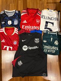 Set 5 maglie da calcio + Completo