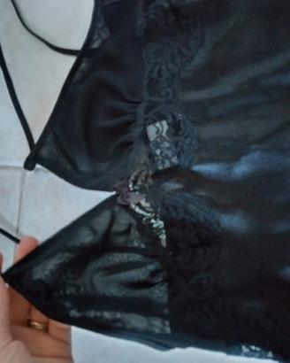 baby doll intimo nero taglia m