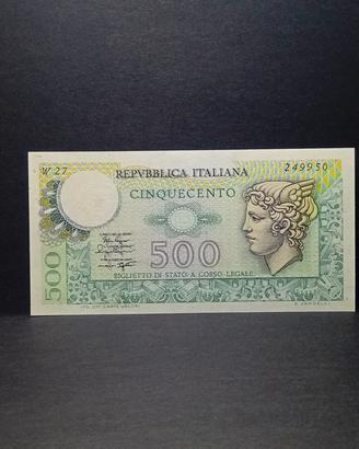 500 Lire Mercurio in SERIE SOSTITUTIVA " W 27 