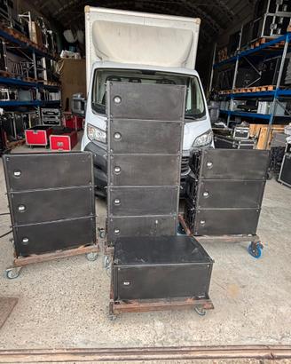 Line array RCF HDL 20-A + sub woofer RCF 8006 2x18
