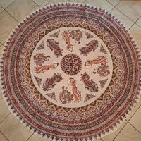 Tovaglia rotonda persiana vintage