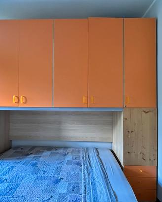 Armadio a ponte senza letto