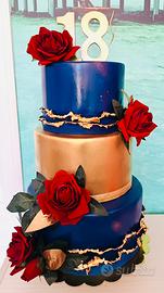 Torta scenografica diciottesimo