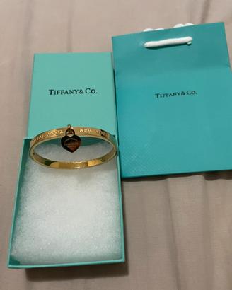 iconico braccialetto Tiffany&co~doppio ciondolo
