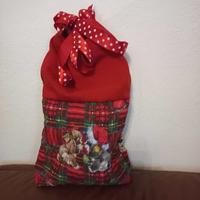 SACCO NATALIZIO PORTAPANETTONE - A MANO - UNICO
