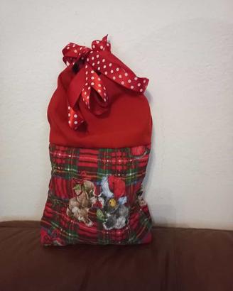 SACCO NATALIZIO PORTAPANETTONE - A MANO - UNICO