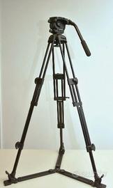 TREPPIEDI MANFROTTO+TESTA VINTEN VISION BLUE +