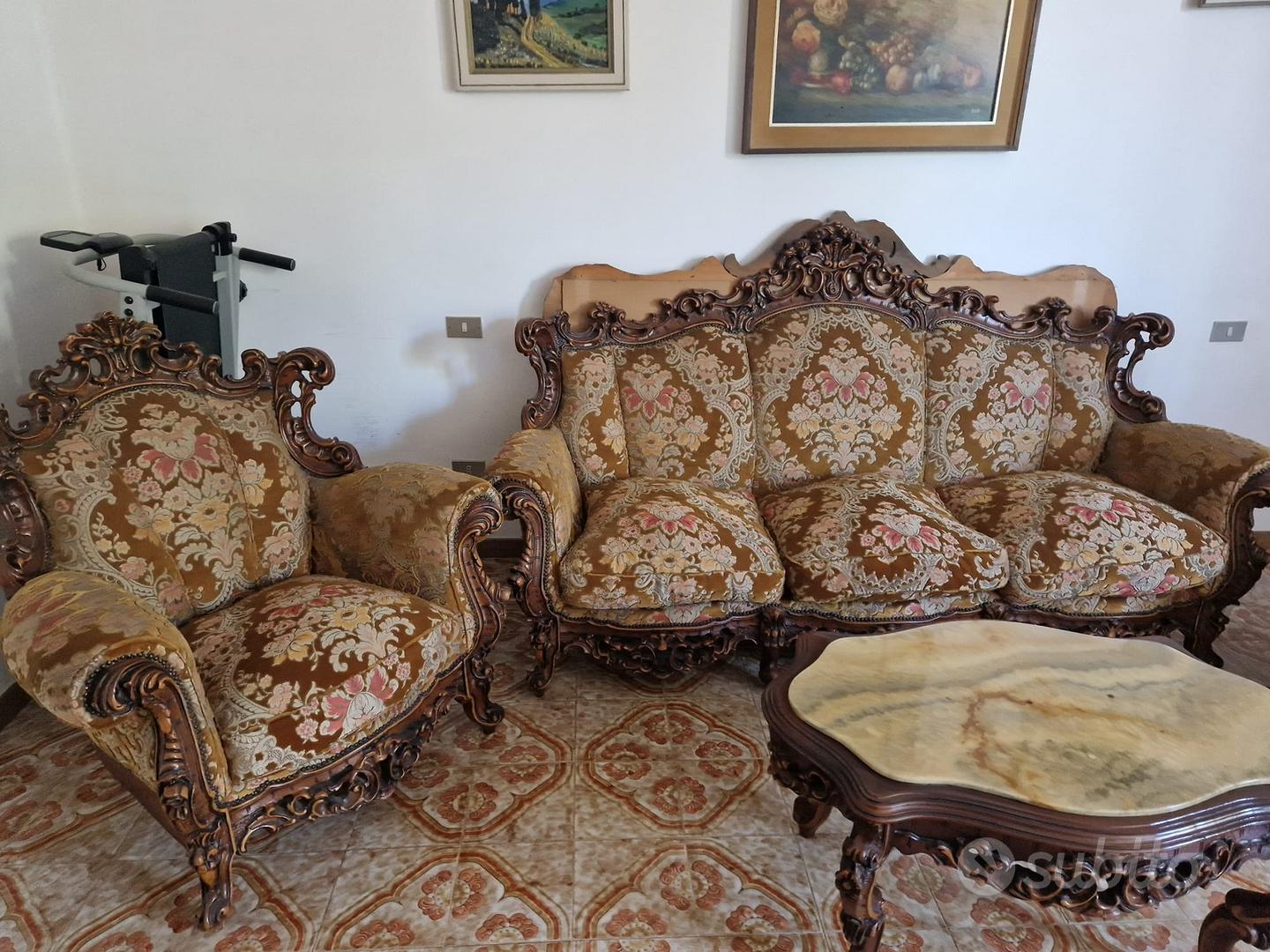 Furniture Divano Stile Rococo Armchairs Poltrone Rococo Venetian