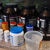 Barattoli vuoti plastica coperchio diverse misure