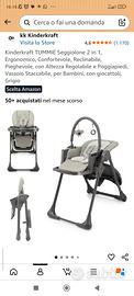 Seggiolone pappa 