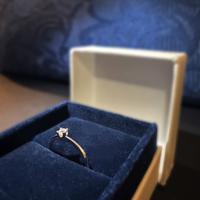 Anello diamante vero e oro bianco