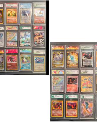 Lotto misto carte Pokemon old/new RAW/gradate