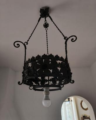 Lampadario Vintage a corona