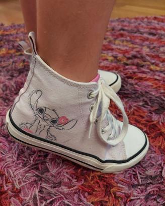 scarpe converse bambina Disney Stitch tg. 32
