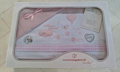 lenzuola culla neonato rosa