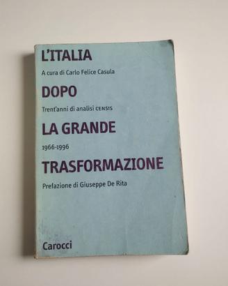 Libro L'Italia dopo la grande trasformazione-Casul