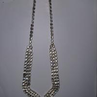 Collana a catena a strass