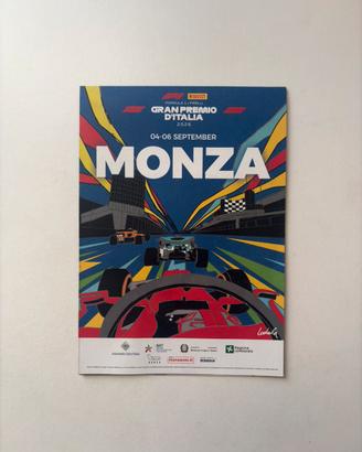 Mappa brochure GP F1 Monza