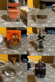 Lotto boccette profumi originali (vuote)