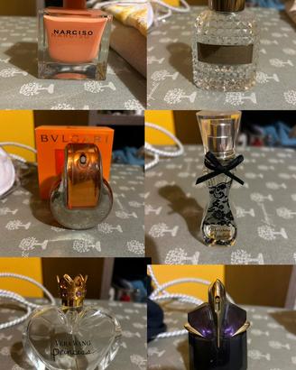 Lotto boccette profumi originali (vuote)