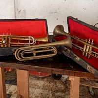 3 vecchie trombe 