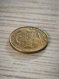 moneta 200 lire  centenario Guardia di Finanza 