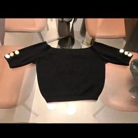 top nero Elisabetta Franchi tg 42