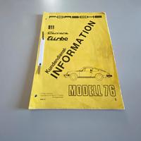 Porsche 911 - BROCHURE DEPLIANT