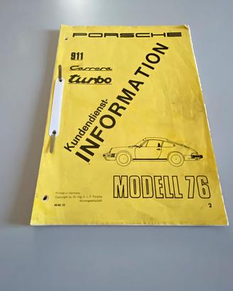 Porsche 911 - BROCHURE DEPLIANT