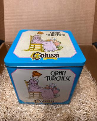 Scatola latta Colussi