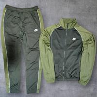 Tuta Completa NIKE Uomo M Verde Militare 🌿