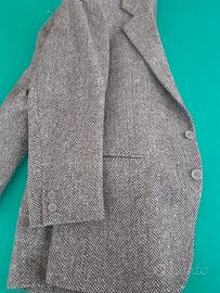 Giacca tweed in pura lana vergine