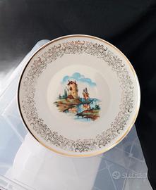 Piatto decorativo Porc. Bavaria H&C Selb Heinrich