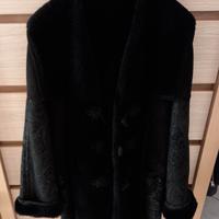 CAPPOTTO montone donna in pelle 