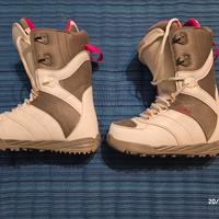scarponi snowboard taglia 39